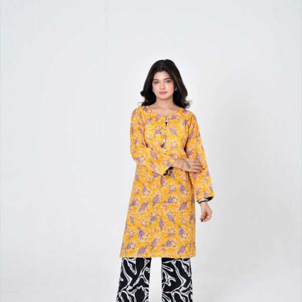 ARTICLE # 07 – Salmon Yellow & Black Color
